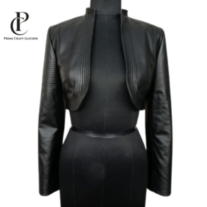 Premium Genuine Leather Short Style Fashion Jacket for Women's