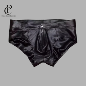 Women's Handmade Lambskin Leather Underwear