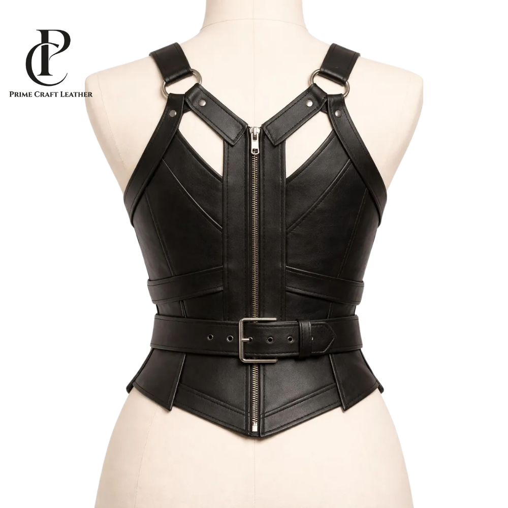 Women’s Body Harness Belt Adjustable Fashion Statement O-Ring Harness - Image 4